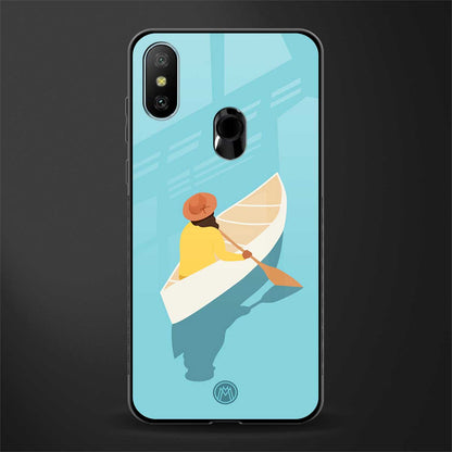 boat girl glass case for redmi 6 pro image