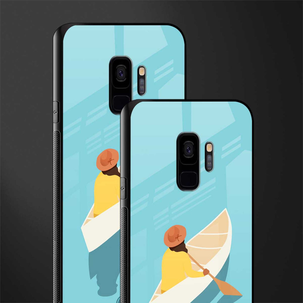 boat girl glass case for samsung galaxy s9 image-2