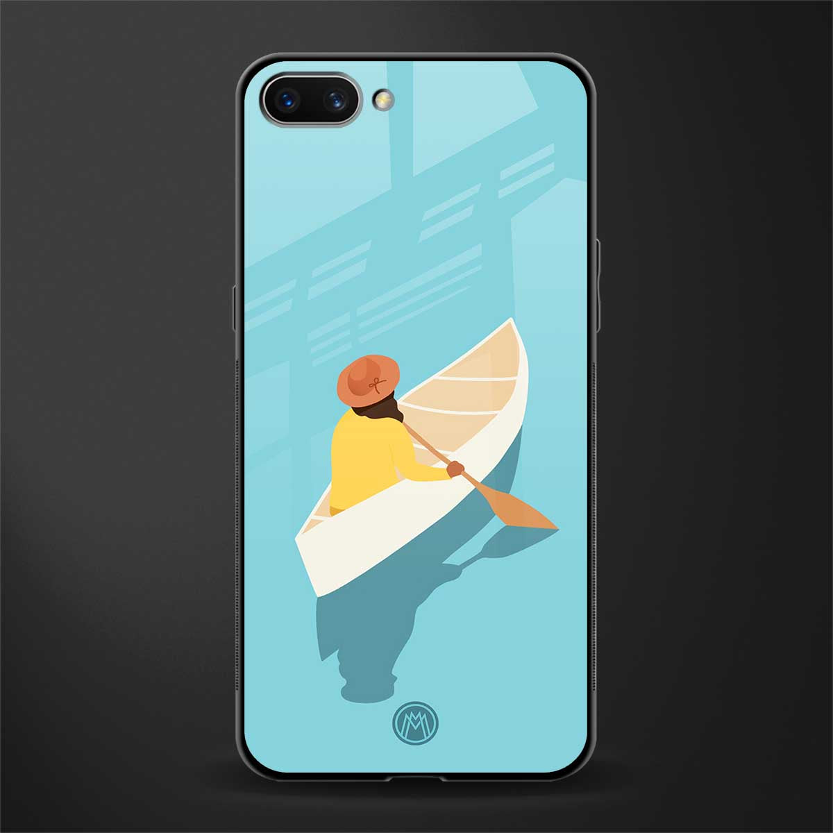 boat girl glass case for realme c1 image