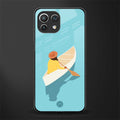 boat girl glass case for mi 11 lite image
