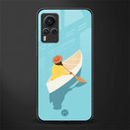 boat girl glass case for vivo x60 pro image