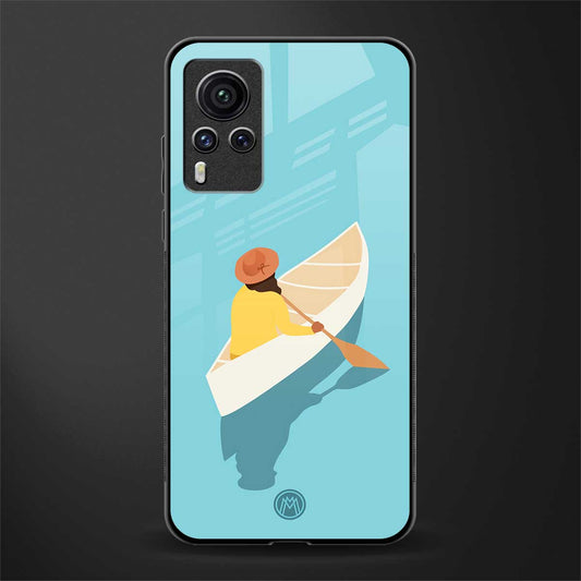 boat girl glass case for vivo x60 pro image