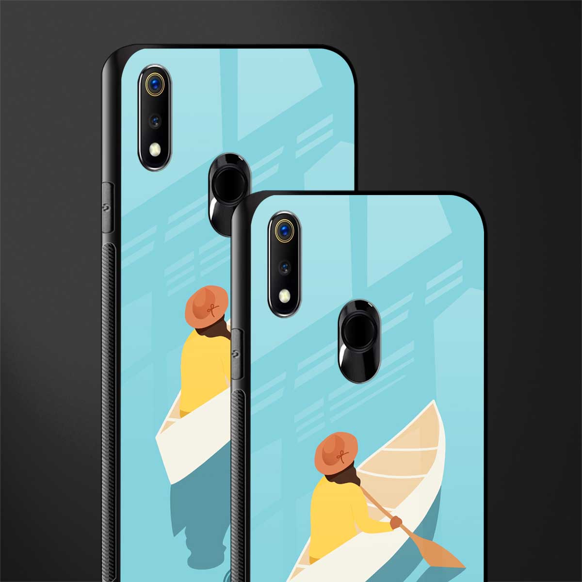 boat girl glass case for realme 3 pro image-2