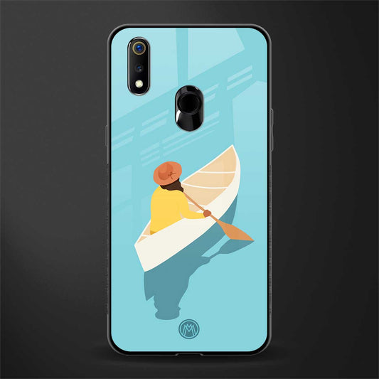 boat girl glass case for realme 3 image