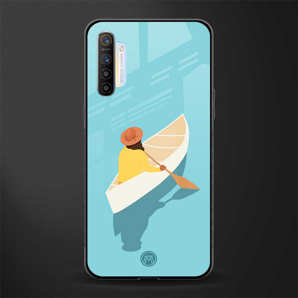boat girl glass case for realme xt image