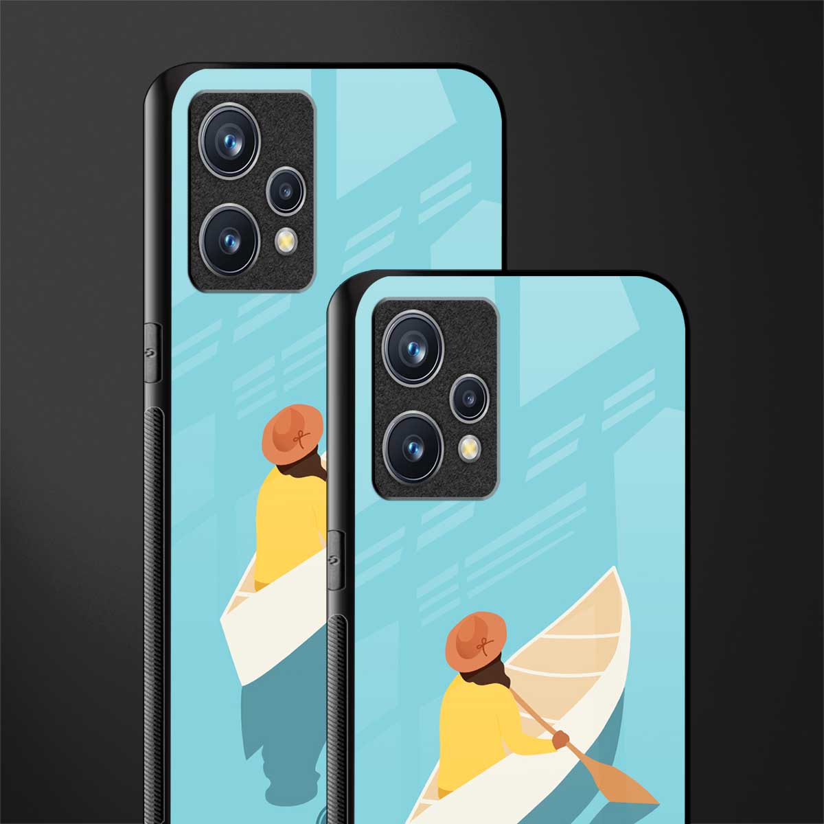 boat girl glass case for realme 9 4g image-2
