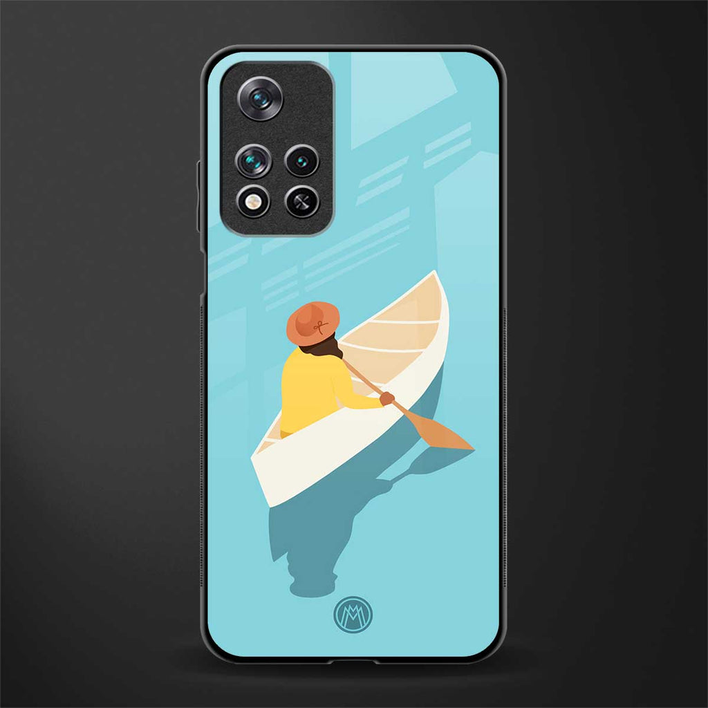 boat girl glass case for xiaomi 11i 5g image