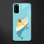 boat girl glass case for samsung galaxy s20 image