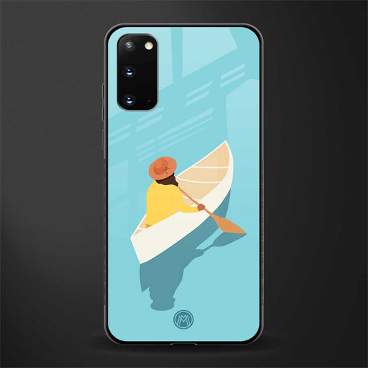 boat girl glass case for samsung galaxy s20 image