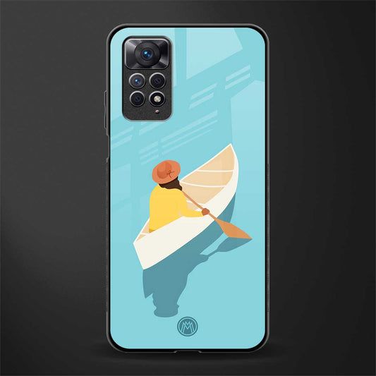 boat girl glass case for redmi note 11 pro image