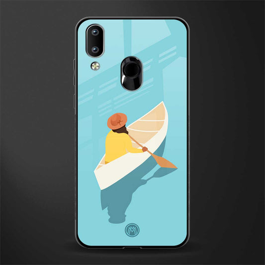 boat girl glass case for vivo y95 image