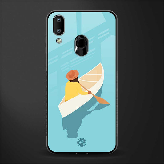 boat girl glass case for vivo y91 image