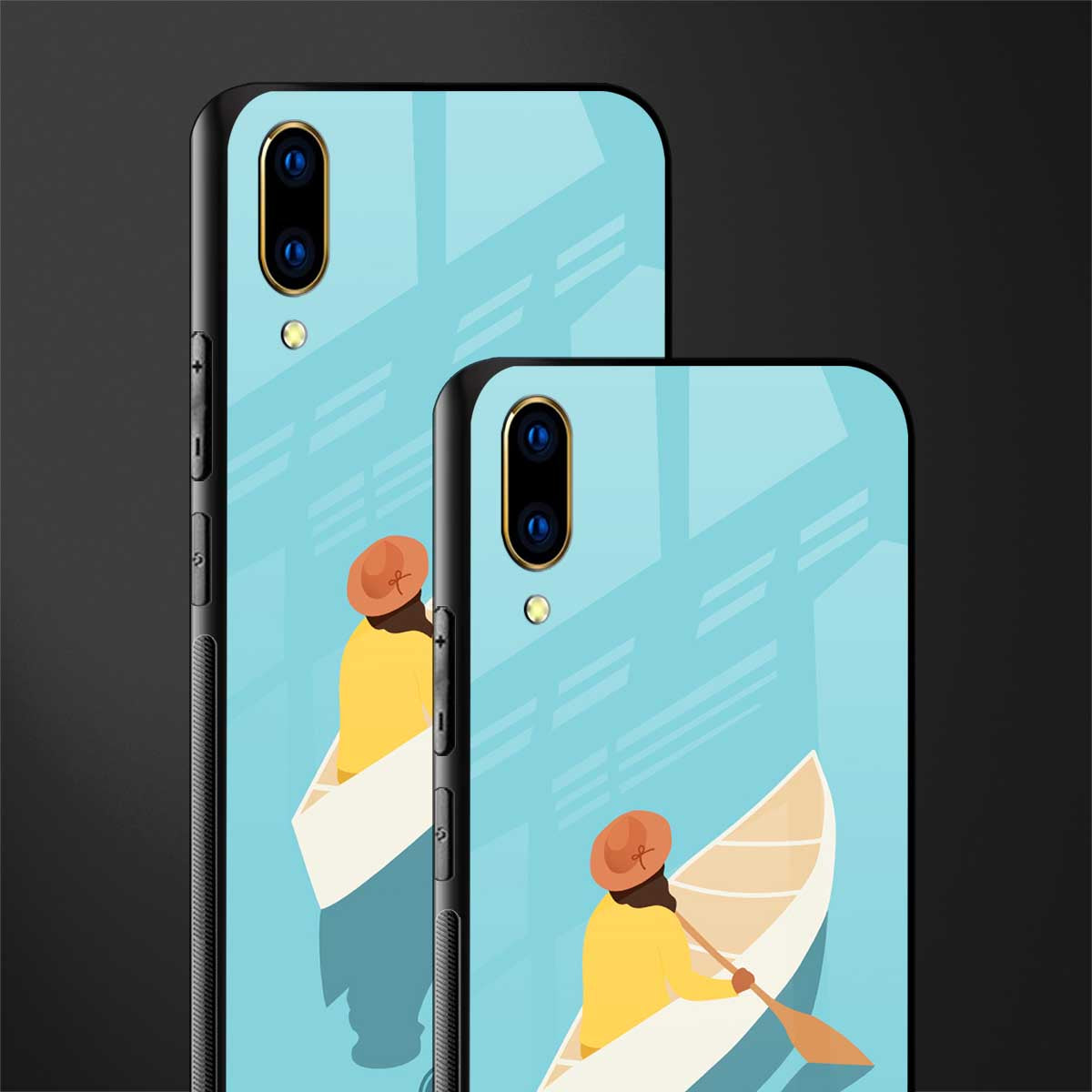 boat girl glass case for vivo v11 pro image-2