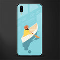 boat girl glass case for vivo v11 pro image