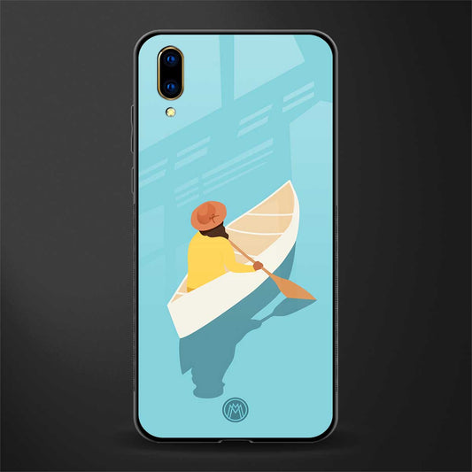 boat girl glass case for vivo v11 pro image
