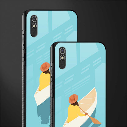 boat girl glass case for redmi 9a image-2