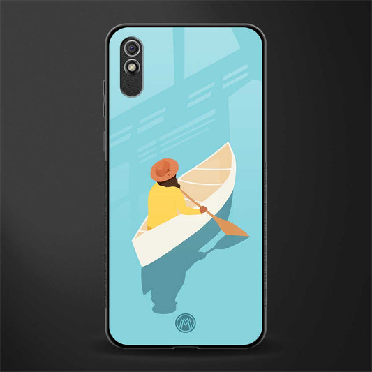 boat girl glass case for redmi 9a sport image