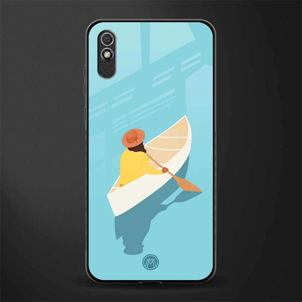 boat girl glass case for redmi 9a image