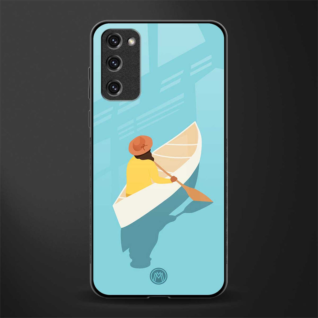 boat girl glass case for samsung galaxy s20 fe image