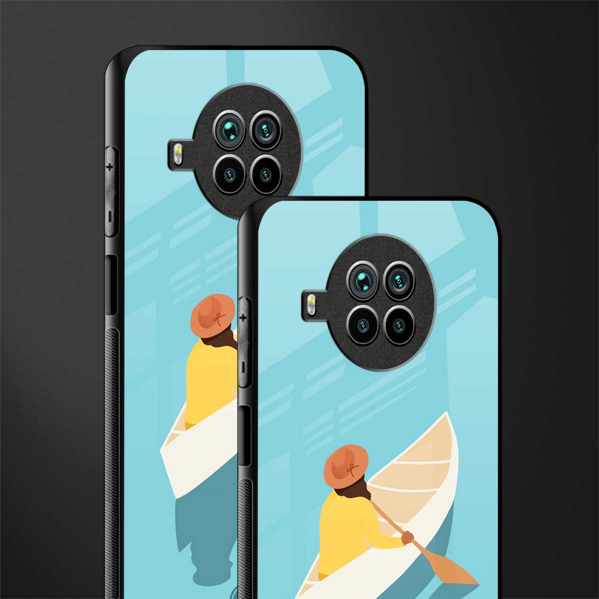 boat girl glass case for mi 10i image-2