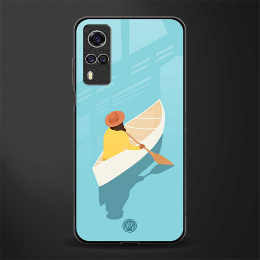 boat girl glass case for vivo y51 image