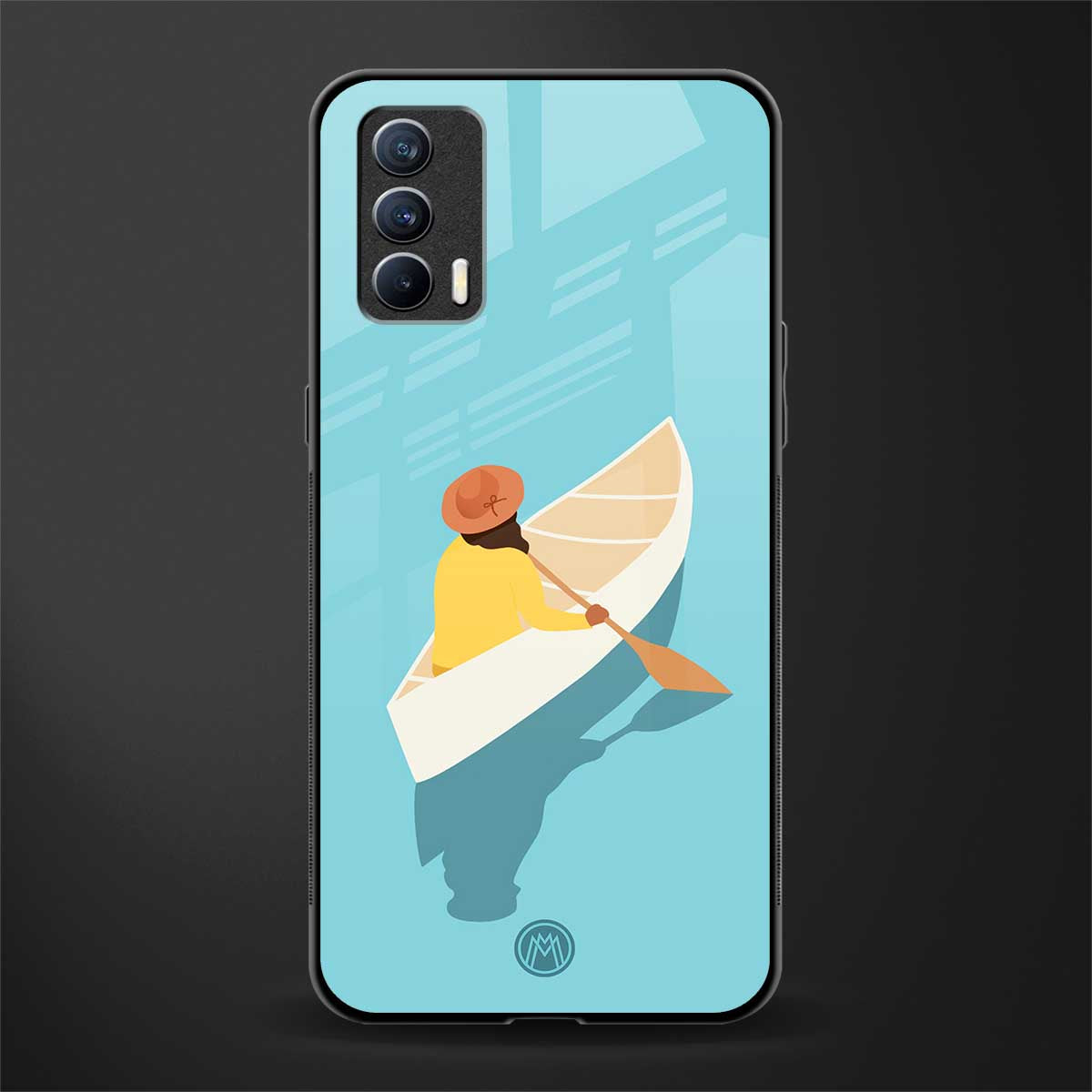 boat girl glass case for realme x7 image