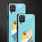 boat girl glass case for samsung galaxy a12 image-2