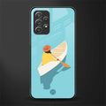 boat girl glass case for samsung galaxy a72 image