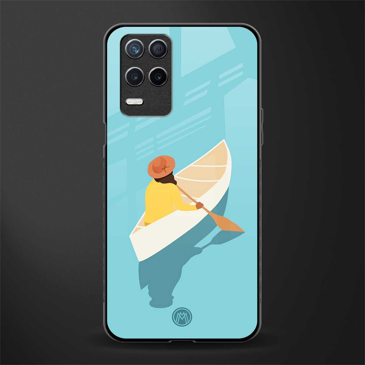 boat girl glass case for realme 8 5g image