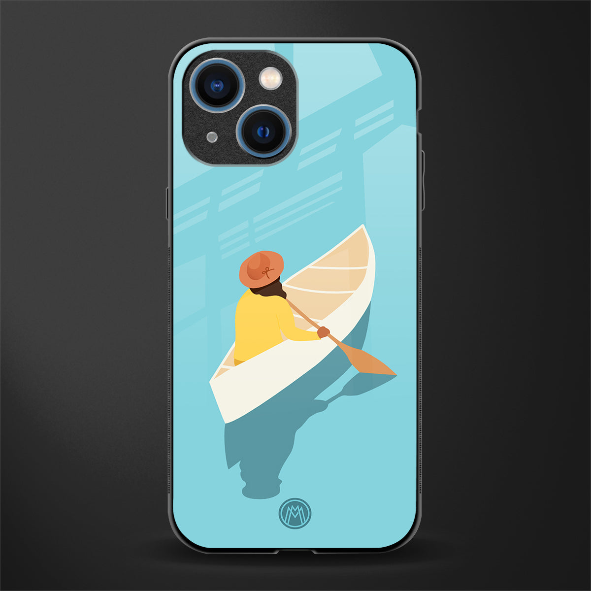 boat girl glass case for iphone 13 mini image
