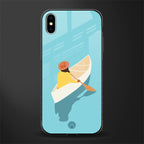 boat girl glass case for iphone xs max image