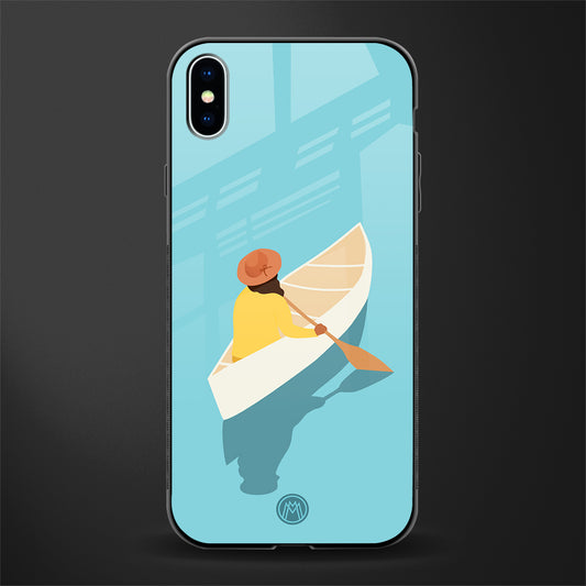 boat girl glass case for iphone xs max image