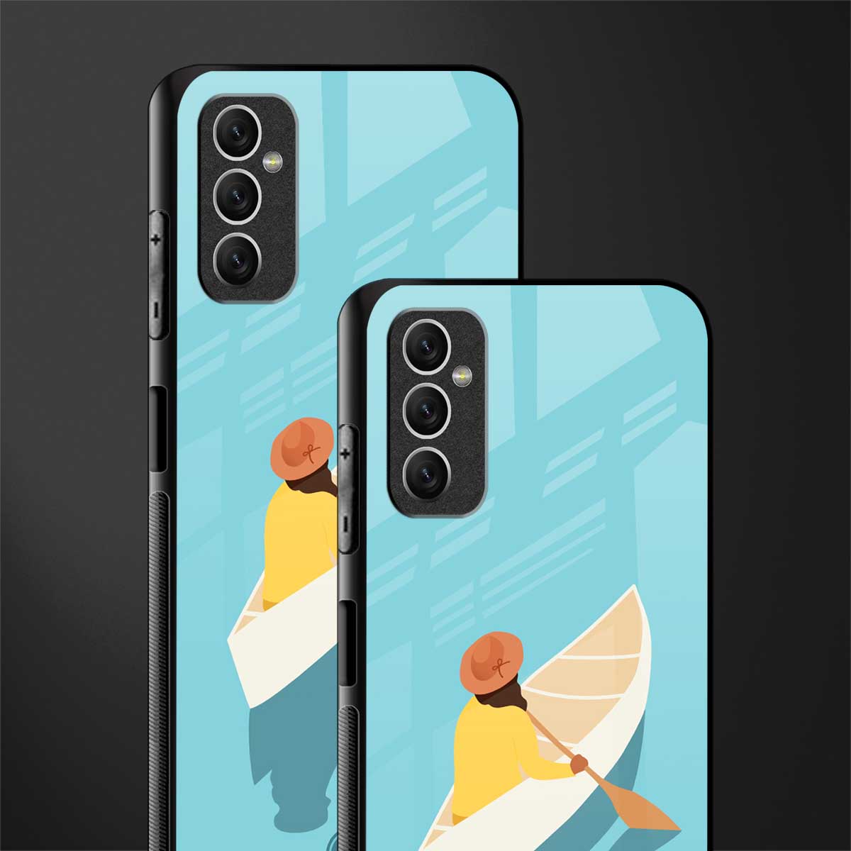 boat girl glass case for samsung galaxy m52 5g image-2