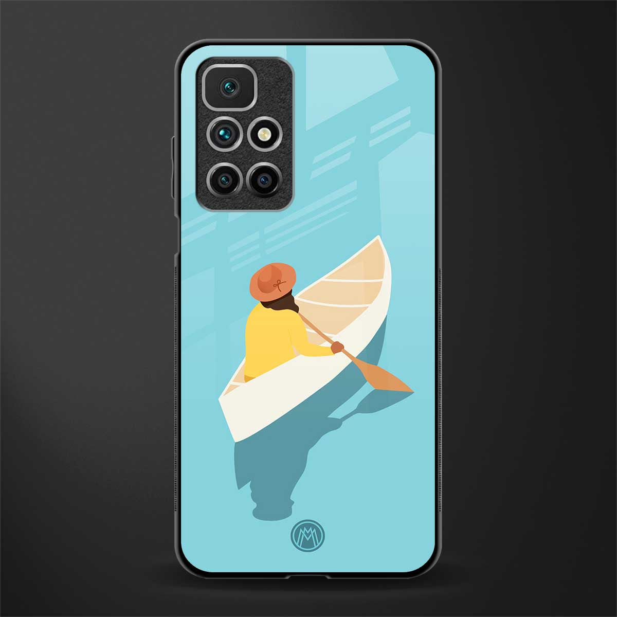 boat girl glass case for redmi 10 prime image