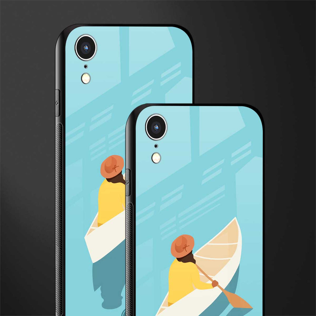 boat girl glass case for iphone xr image-2