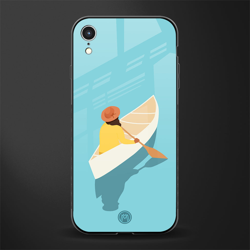 boat girl glass case for iphone xr image