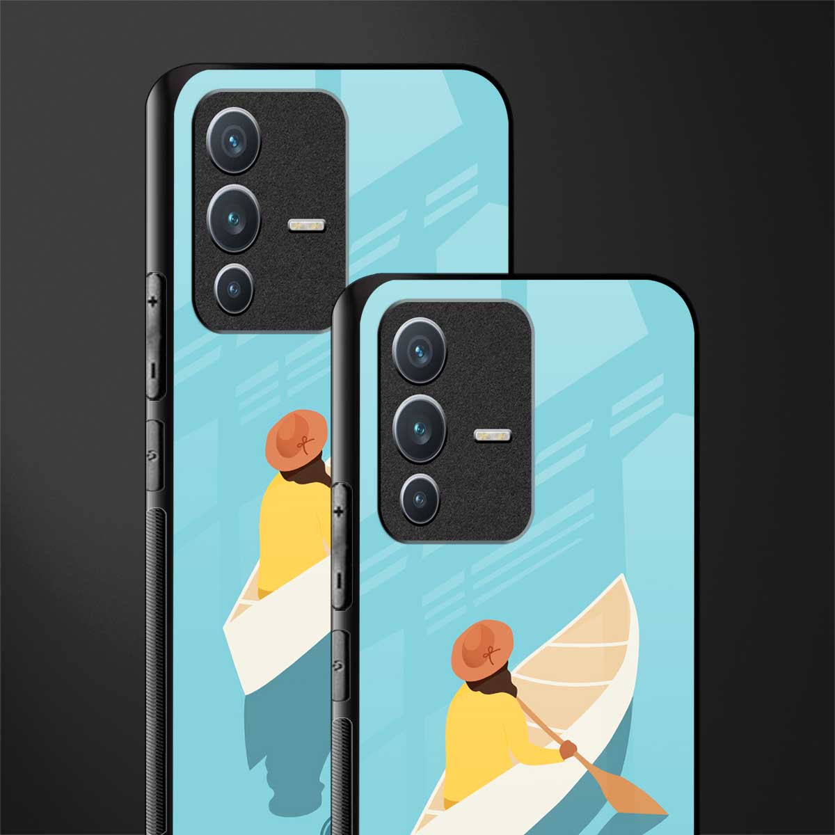 boat girl glass case for vivo v23 5g image-2