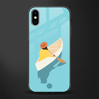 boat girl glass case for iphone x image