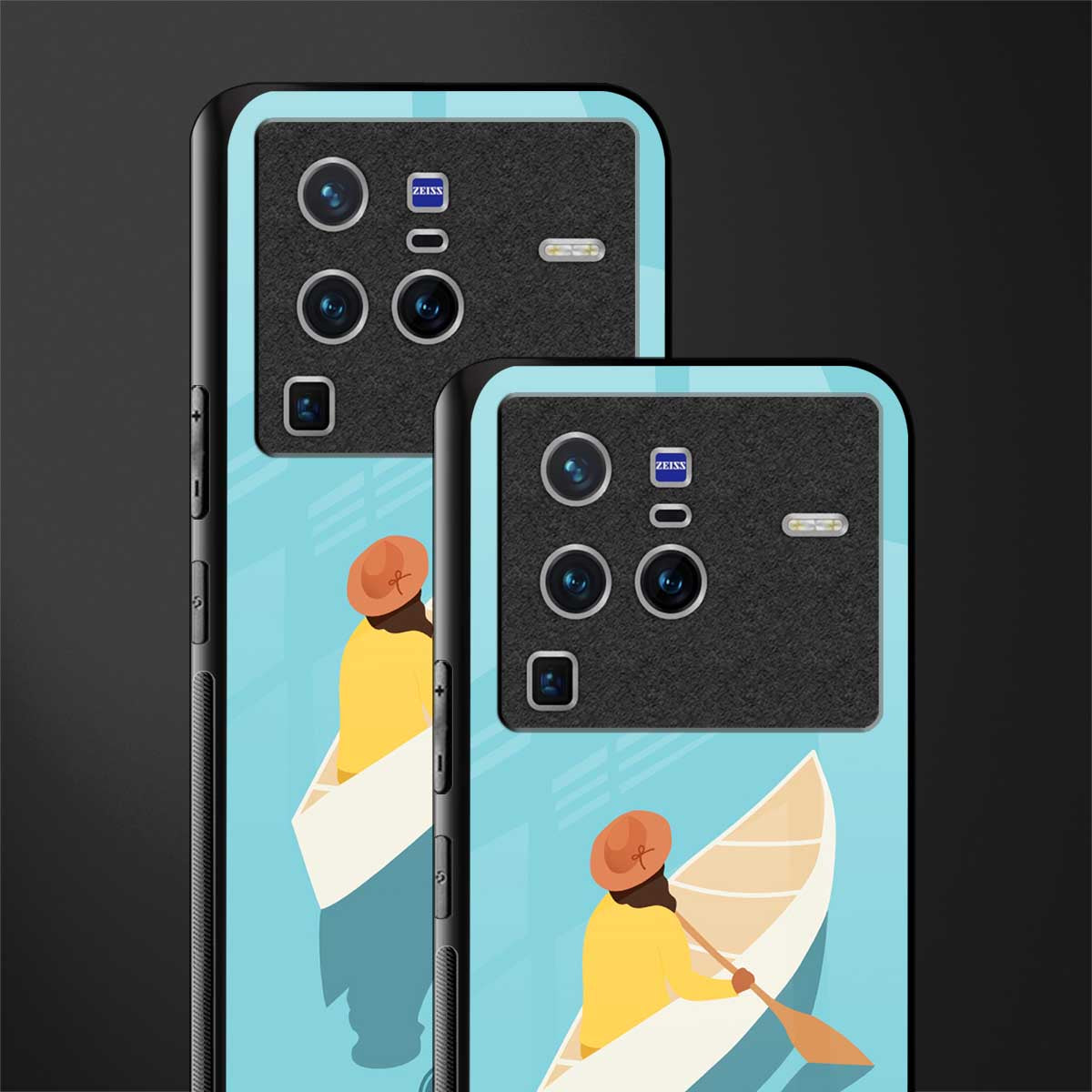 boat girl glass case for vivo x80 pro 5g image-2