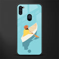 boat girl glass case for samsung a11 image