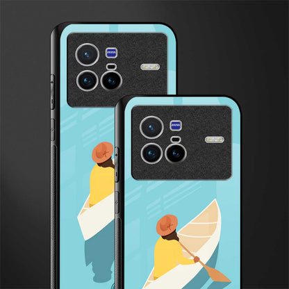 boat girl glass case for vivo x80 image-2