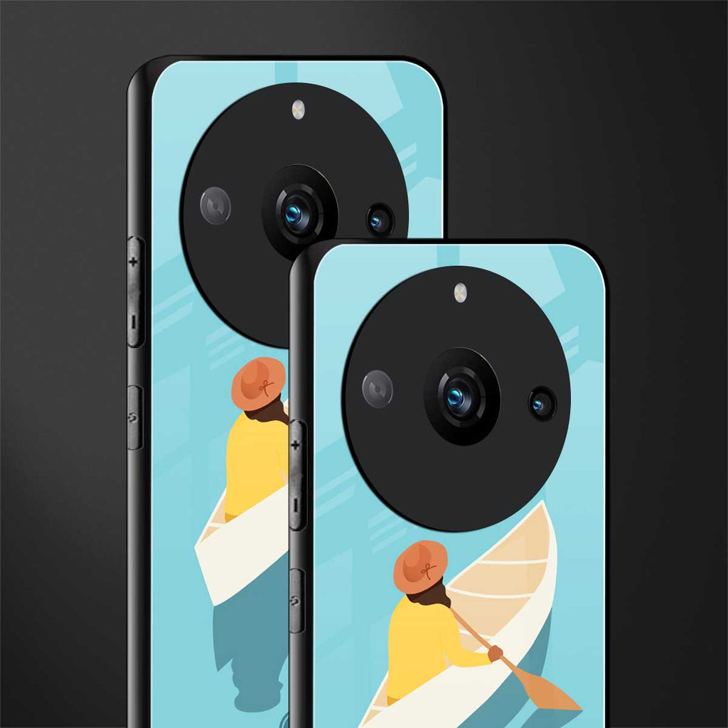 boat girl back phone cover | glass case for realme 11 pro 5g