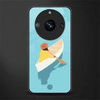 boat girl back phone cover | glass case for realme 11 pro 5g