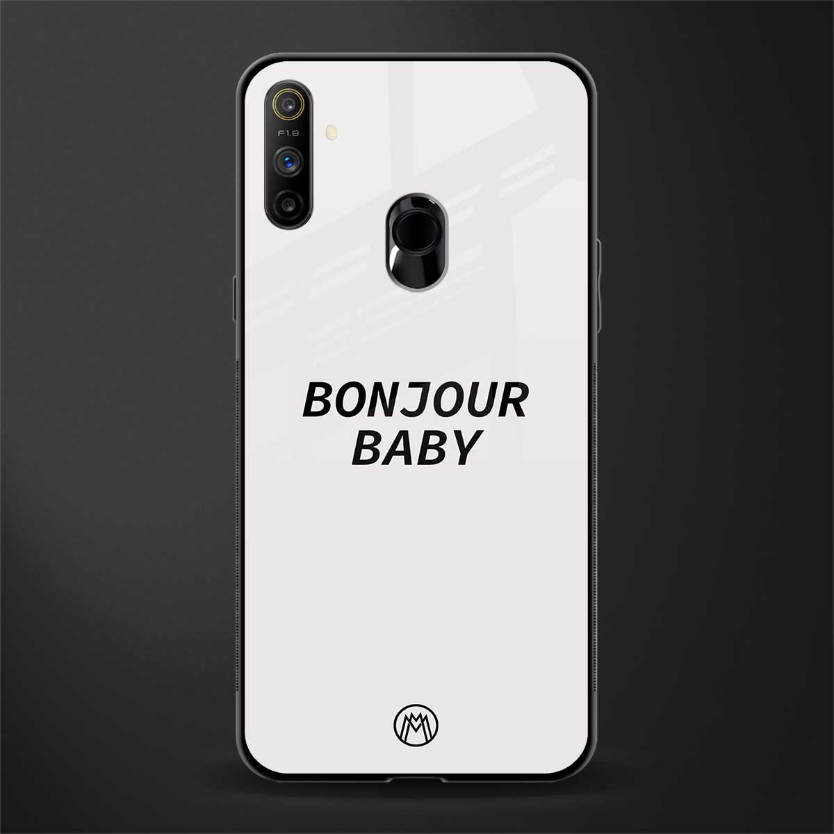 bonjour baby glass case for realme narzo 10a image