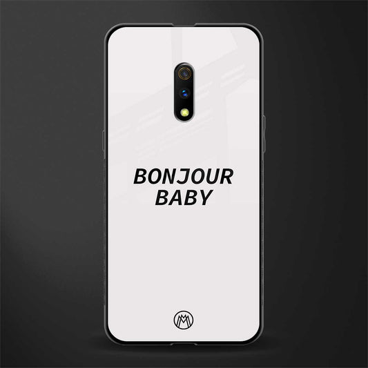 bonjour baby glass case for realme x image