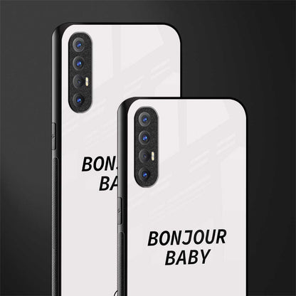 bonjour baby glass case for oppo reno 3 pro image-2