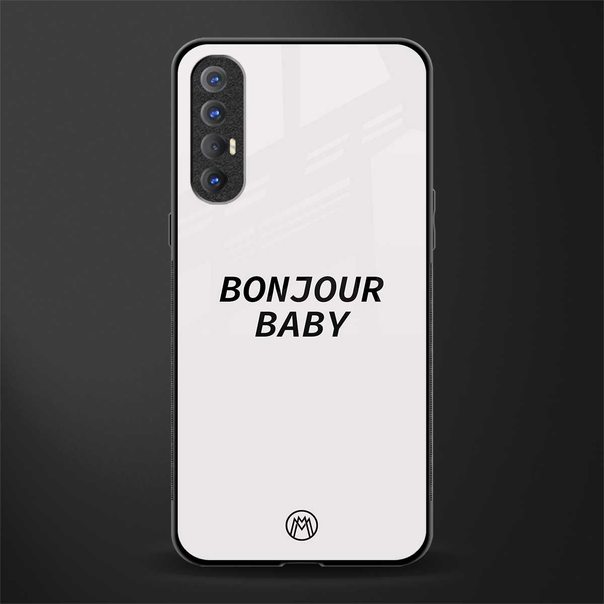 bonjour baby glass case for oppo reno 3 pro image