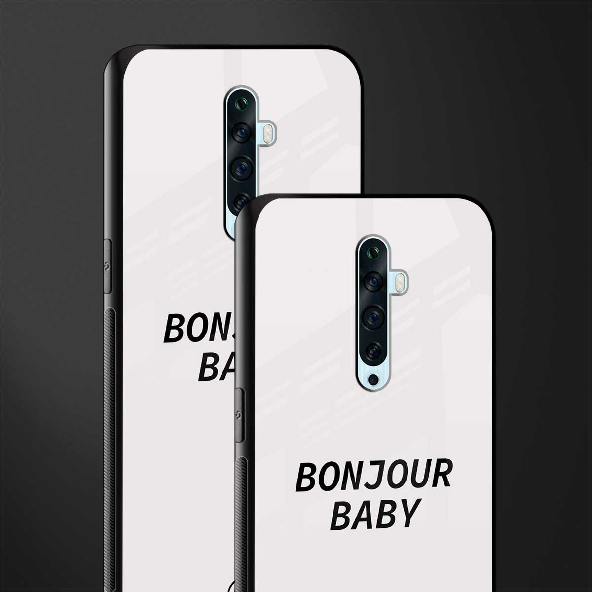 bonjour baby glass case for oppo reno 2f image-2
