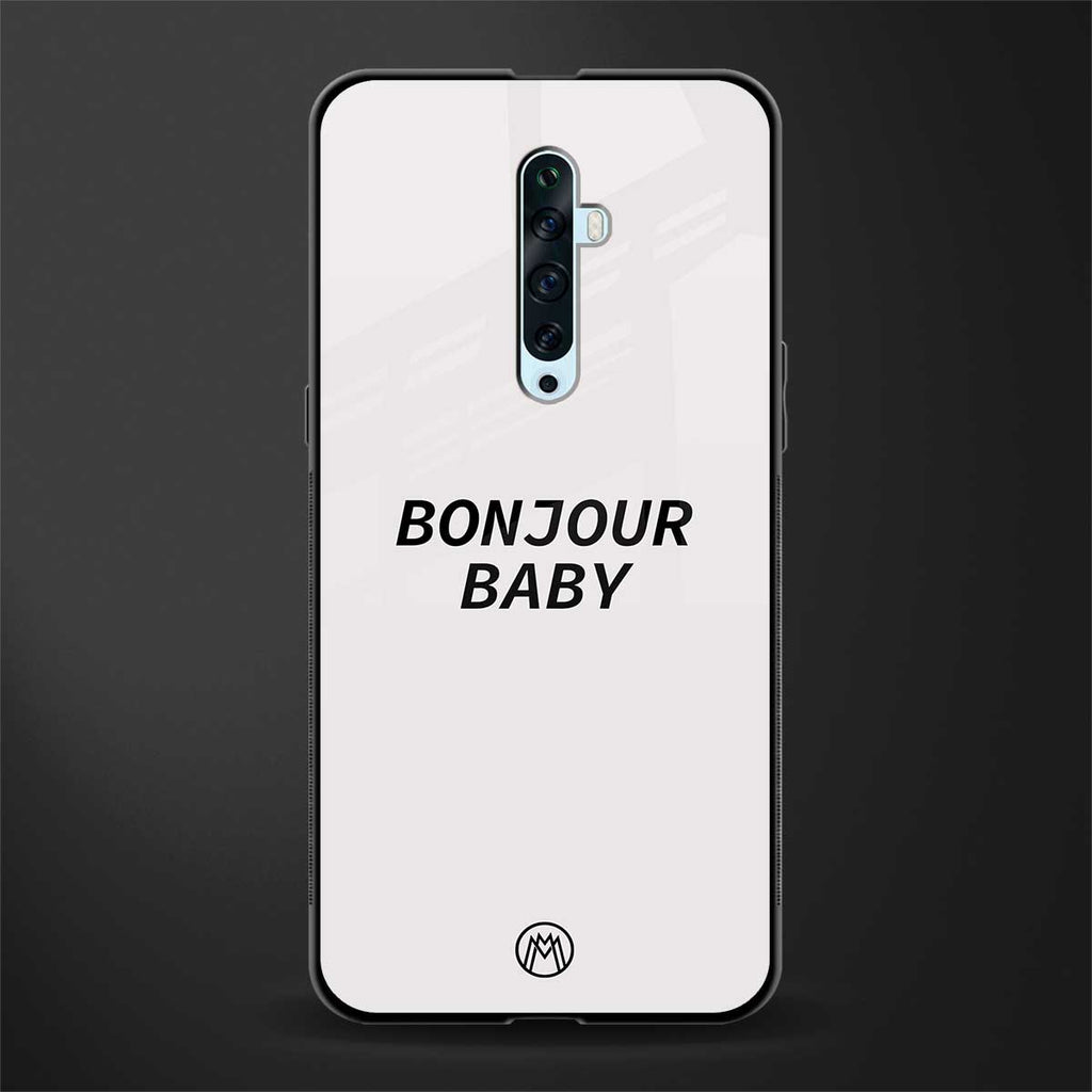 bonjour baby glass case for oppo reno 2f image
