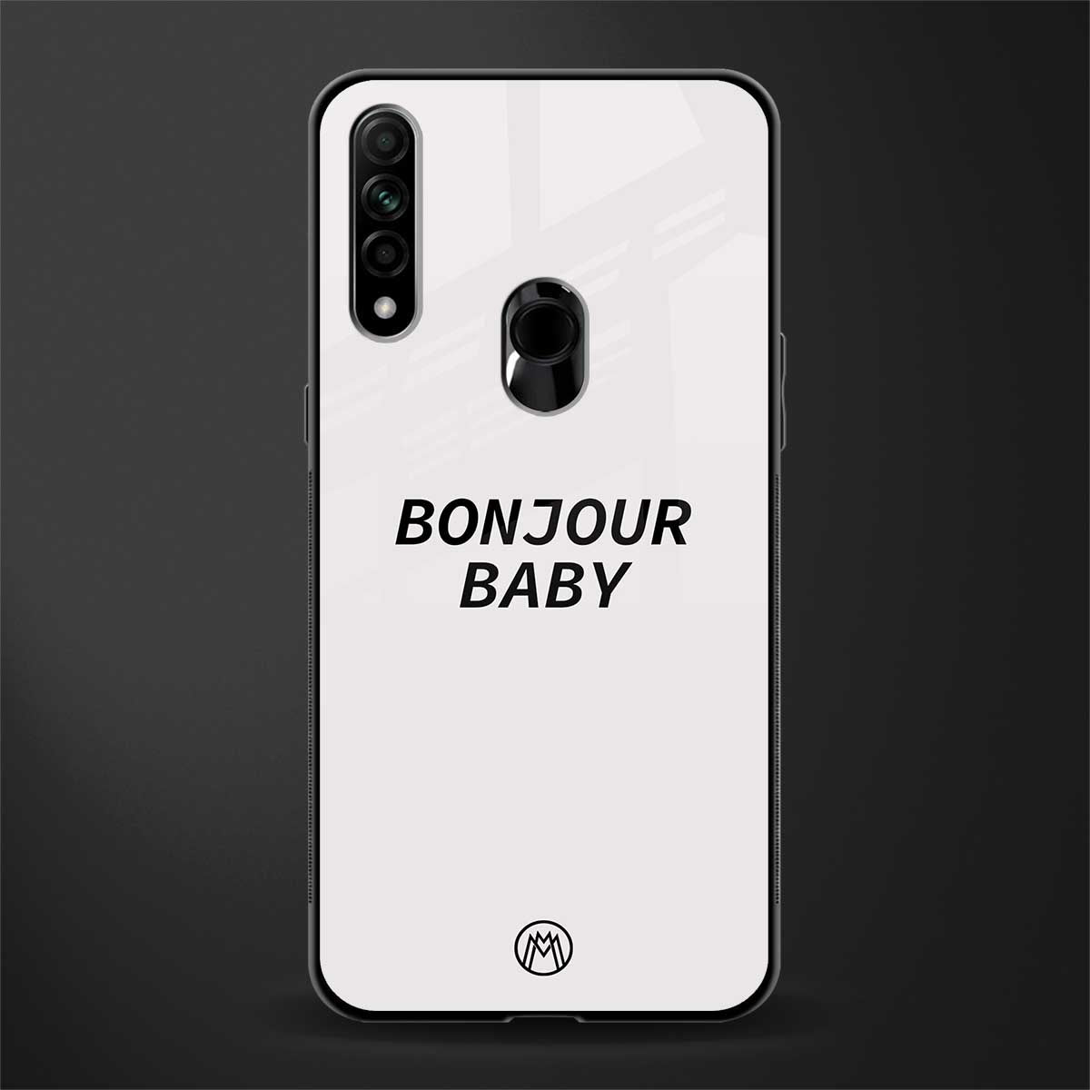 bonjour baby glass case for oppo a31 image